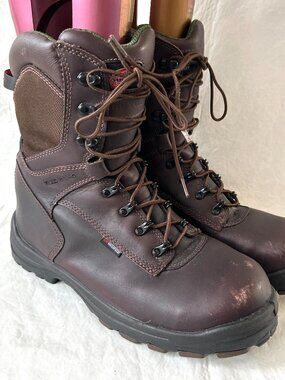 Red Wing boots 9-inch Boot 447 brown leather waterproof EH mens 11.5 D insulated